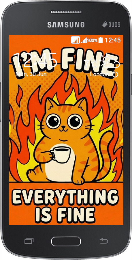 Силиконовый чехол Funny Cat для Samsung Galaxy Star Advance G350E - 6786u-210 изображение 