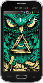 Силіконовий чехол Сова Арт-тату для Samsung Galaxy Star Plus S7262 - 3971u-360 изображение 