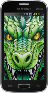 Силиконовый чехол Зелёный дракон для Samsung Galaxy Star Plus S7262 - 5816u-360 изображение 