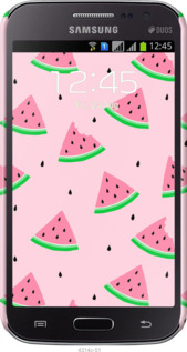 3D пластиковий глянцевий чехол Рожевий кавун для Samsung Galaxy Win i8552 - 4314c-51 изображение 