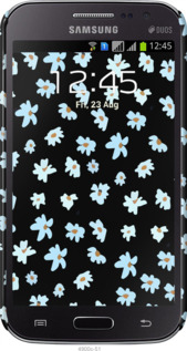 3D пластиковый глянцевый чехол Цветочный для Samsung Galaxy Win i8552 - 4900c-51 изображение 