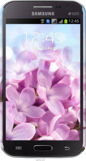 3D пластиковый матовый чехол Сирень для Samsung Galaxy Win i8552 - 527m-51 изображение 