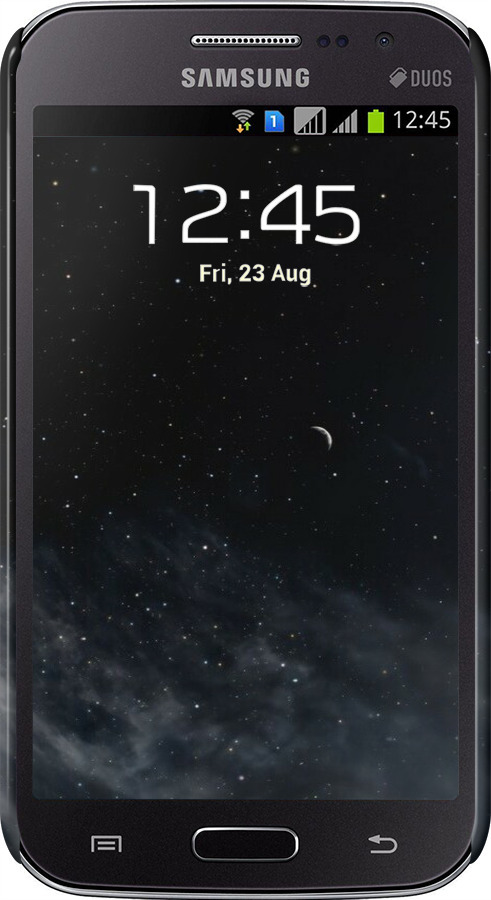 3D пластиковий глянцевий чехол Нічне небо для Samsung Galaxy Win i8552 - 6451c-51 изображение 
