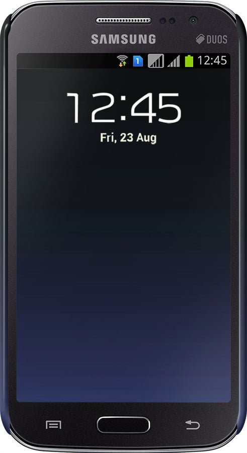 3D пластиковий глянцевий чехол Градієнт у темно-синьому стилі для Samsung Galaxy Win i8552 - 6542c-51 изображение 