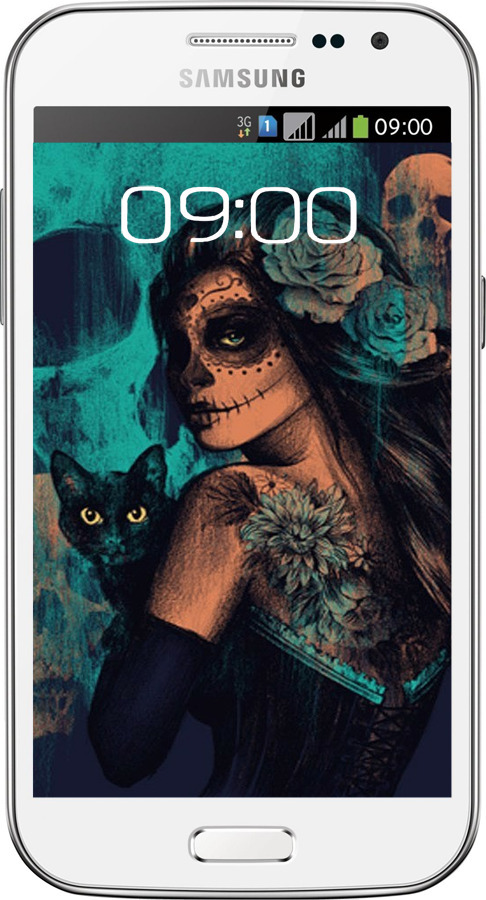 Силиконовый чехол Fantasy girl для Samsung Galaxy Win i8552 - 4133u-51 изображение 