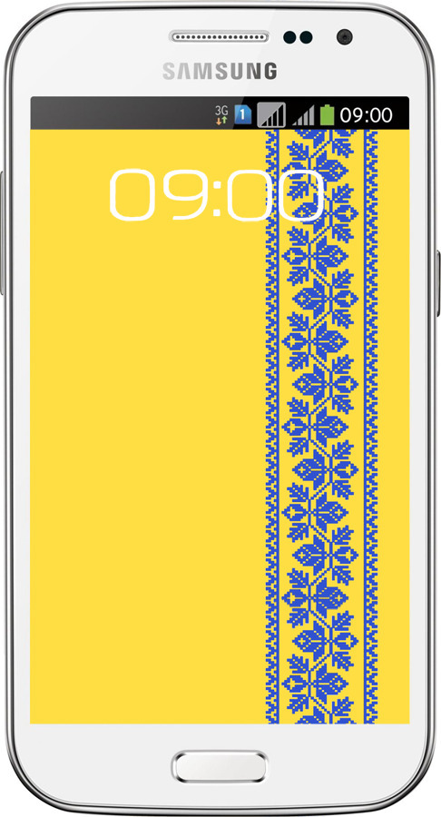 Силіконовий чехол Вишиванка 4 для Samsung Galaxy Win i8552 - 569u-51 изображение 