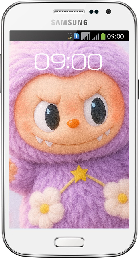 Силіконовий чехол Лабубу для Samsung Galaxy Win i8552 - 6708u-51 изображение 