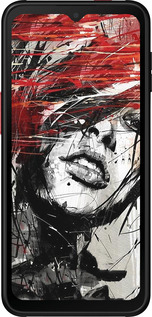 Силиконовый чехол Лицо девушки для Samsung Galaxy Xcover 6 Pro - 1162u-2918 изображение 