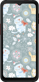 Силиконовый чехол Котята v3 для Samsung Galaxy Xcover 6 Pro - 1223u-2918 изображение 