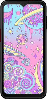 Силиконовый чехол Розовая галактика для Samsung Galaxy Xcover 6 Pro - 4146u-2918 изображение 