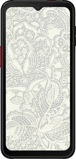 Силиконовый чехол Белое кружево для Samsung Galaxy Xcover 6 Pro - 4383u-2918 изображение 