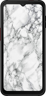 Силиконовый чехол Мрамор белый для Samsung Galaxy Xcover 6 Pro - 4480u-2918 изображение 