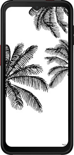 Силиконовый чехол Пальмы1 для Samsung Galaxy Xcover 6 Pro - 4634u-2918 изображение 