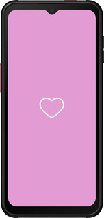 Силиконовый чехол Сердце 2 для Samsung Galaxy Xcover 6 Pro - 4863u-2918 изображение 