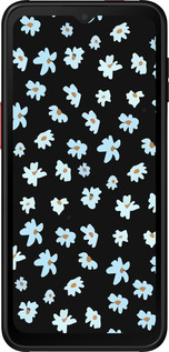 Силиконовый чехол Цветочный для Samsung Galaxy Xcover 6 Pro - 4900u-2918 изображение 