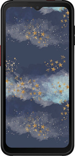 Силиконовый чехол Ночь золотые звезды для Samsung Galaxy Xcover 6 Pro - 5421u-2918 изображение 