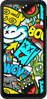 Силиконовый чехол Стикеры v4 для Samsung Galaxy Xcover 6 Pro - 5508u-2918 изображение 