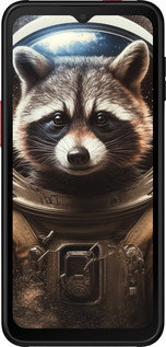 Силиконовый чехол Raccoon austronaut для Samsung Galaxy Xcover 6 Pro - 5581u-2918 изображение 