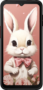 Силиконовый чехол Зайчик для Samsung Galaxy Xcover 6 Pro - 5669u-2918 изображение 