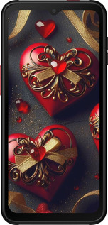 Силиконовый чехол Сердечки v4 для Samsung Galaxy Xcover 6 Pro - 5834u-2918 изображение 