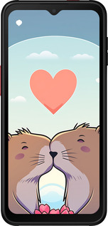 Силиконовый чехол Капибара любовь для Samsung Galaxy Xcover 6 Pro - 6027u-2918 изображение 