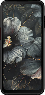 Силиконовый чехол Черные цветы для Samsung Galaxy Xcover 6 Pro - 6031u-2918 изображение 