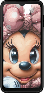 Силиконовый чехол Минни Маус с бантиком для Samsung Galaxy Xcover 6 Pro - 6055u-2918 изображение 