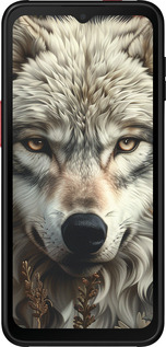 Силиконовый чехол Волчий взгляд для Samsung Galaxy Xcover 6 Pro - 6066u-2918 изображение 