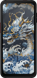 Силиконовый чехол Водяной дракон для Samsung Galaxy Xcover 6 Pro - 6113u-2918 изображение 