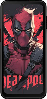 Силиконовый чехол Дедпул для Samsung Galaxy Xcover 6 Pro - 6293u-2918 изображение 