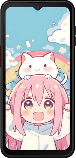 Силіконовий чехол Девочка аниме радуга для Samsung Galaxy Xcover 6 Pro - 6304u-2918 изображение 