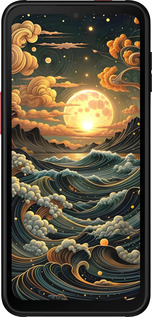 Силиконовый чехол Арт волны для Samsung Galaxy Xcover 6 Pro - 6332u-2918 изображение 