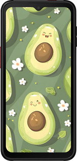 Силиконовый чехол Авокадо для Samsung Galaxy Xcover 6 Pro - 6380u-2918 изображение 