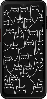 Силиконовый чехол С изображением кошек для Samsung Galaxy Xcover 6 Pro - 6470u-2918 изображение 