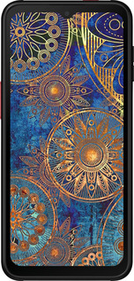 Силиконовый чехол Золотой узор для Samsung Galaxy Xcover 6 Pro - 678u-2918 изображение 