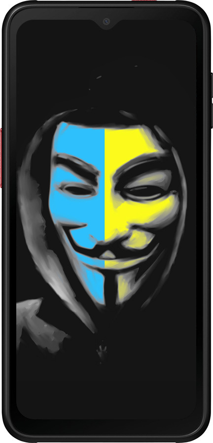 Силіконовий чехол Український анонімус для Samsung Galaxy Xcover 6 Pro - 1062u-2918 изображение 