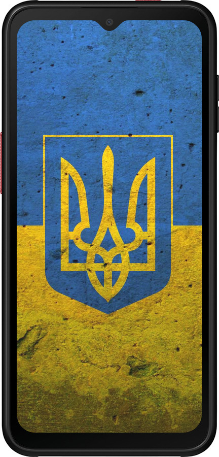 Силиконовый чехол Флаг и герб Украины 2 для Samsung Galaxy Xcover 6 Pro - 378u-2918 изображение 