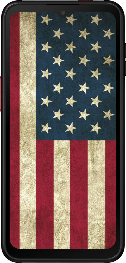 Силиконовый чехол Флаг США для Samsung Galaxy Xcover 6 Pro - 395u-2918 изображение 