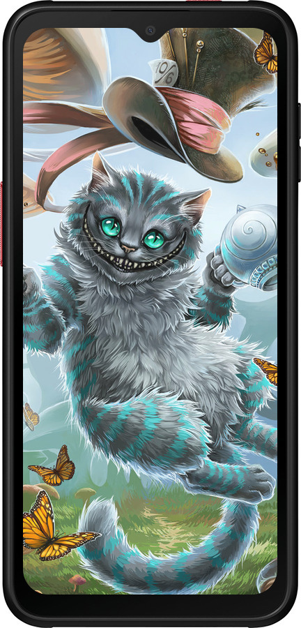 Силиконовый чехол Чеширский кот 2 для Samsung Galaxy Xcover 6 Pro - 3993u-2918 изображение 