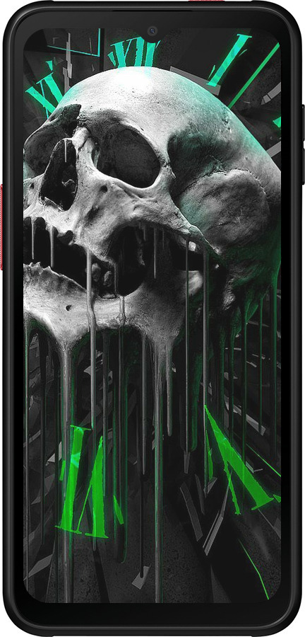 Силиконовый чехол Череп-часы для Samsung Galaxy Xcover 6 Pro - 4100u-2918 изображение 