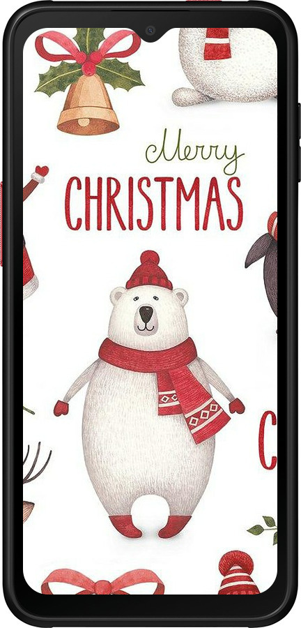 Силіконовий чехол Merry Christmas для Samsung Galaxy Xcover 6 Pro - 4106u-2918 изображение 