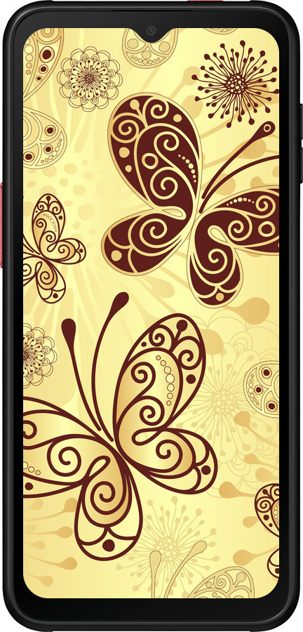 Силиконовый чехол Красивые бабочки для Samsung Galaxy Xcover 6 Pro - 4170u-2918 изображение 