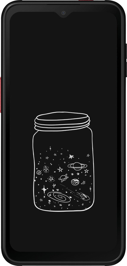 Силиконовый чехол Космос в банке для Samsung Galaxy Xcover 6 Pro - 4297u-2918 изображение 