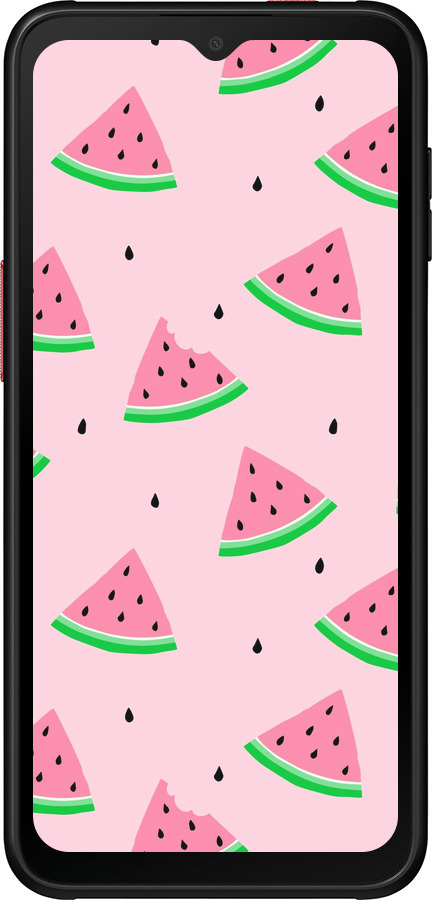 Силиконовый чехол Розовый арбуз для Samsung Galaxy Xcover 6 Pro - 4314u-2918 изображение 