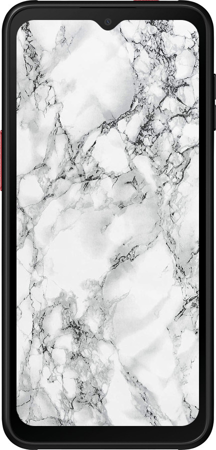 Силиконовый чехол Мрамор белый для Samsung Galaxy Xcover 6 Pro - 4480u-2918 изображение 