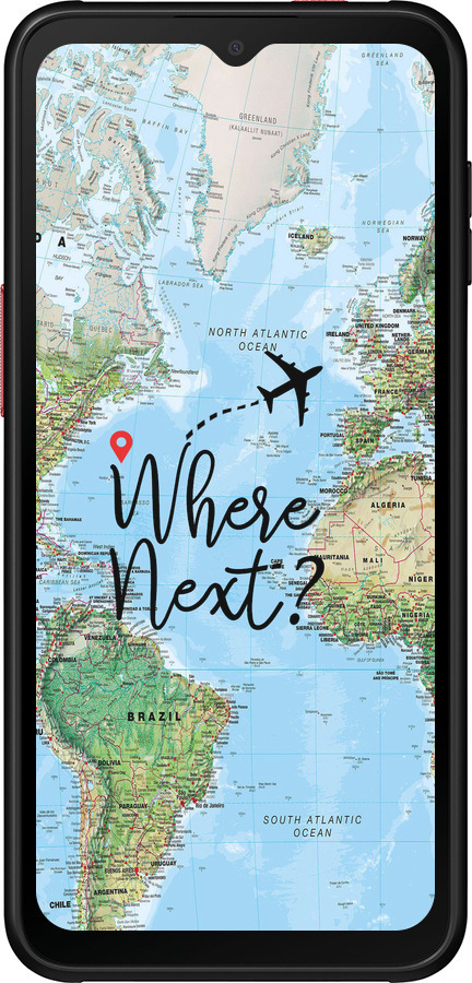 Силиконовый чехол Путешествие для Samsung Galaxy Xcover 6 Pro - 4503u-2918 изображение 