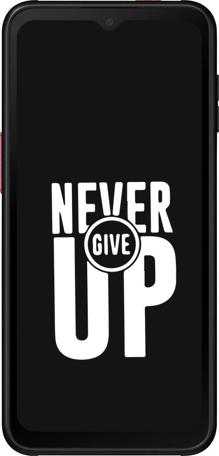 Силиконовый чехол Никогда не сдавайся для Samsung Galaxy Xcover 6 Pro - 4572u-2918 изображение 