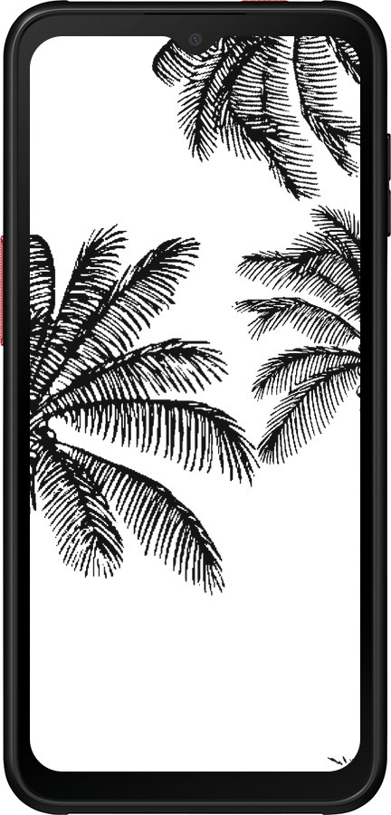 Силиконовый чехол Пальмы1 для Samsung Galaxy Xcover 6 Pro - 4634u-2918 изображение 