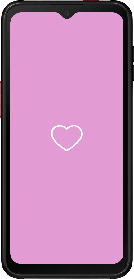 Силиконовый чехол Сердце 2 для Samsung Galaxy Xcover 6 Pro - 4863u-2918 изображение 