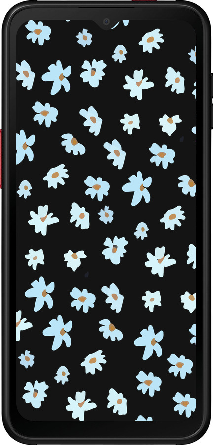 Силиконовый чехол Цветочный для Samsung Galaxy Xcover 6 Pro - 4900u-2918 изображение 